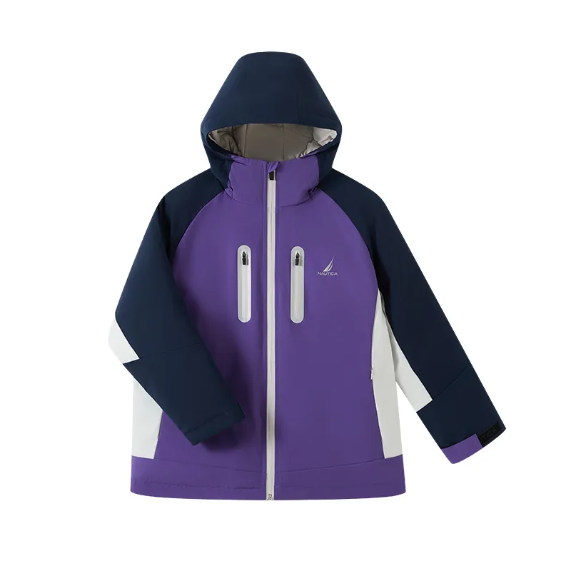 Пуховик Three Proofings для детей NAUTICA, фиолетовый