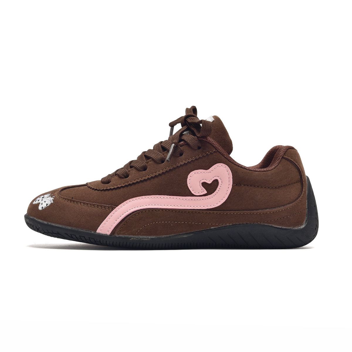 

Circle small Низкие повседневные кеды унисекс розово-коричневые, цвет Pink Brown