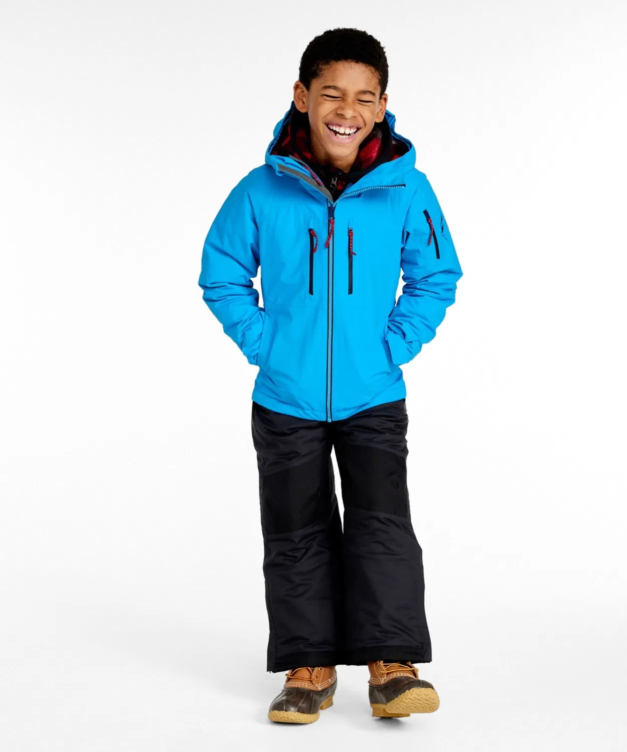 Детская 3-в-1 куртка Pathfinder Waterproof, L.L.Bean, 2 предмета, синий — фото 3