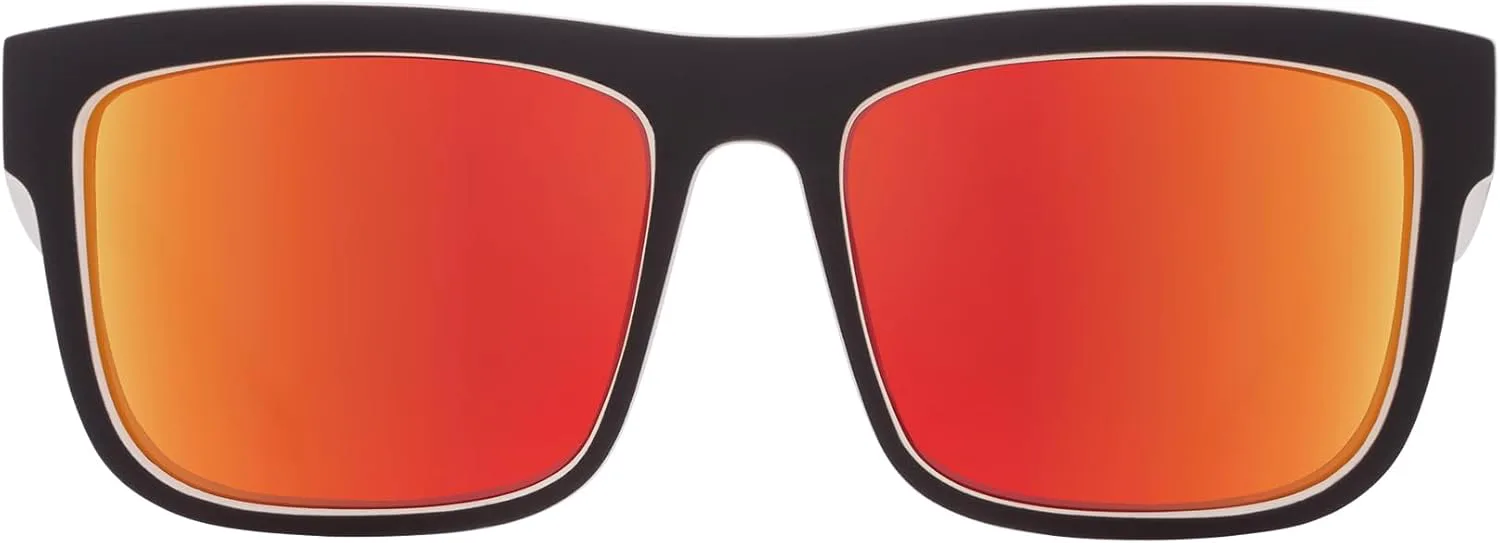 

Солнцезащитные очки SPY Optic Discord, квадратные, линзы HD Plus серо-зеленые с красным зеркальным покрытием Spectra, улучшают цветопередачу и контрастность