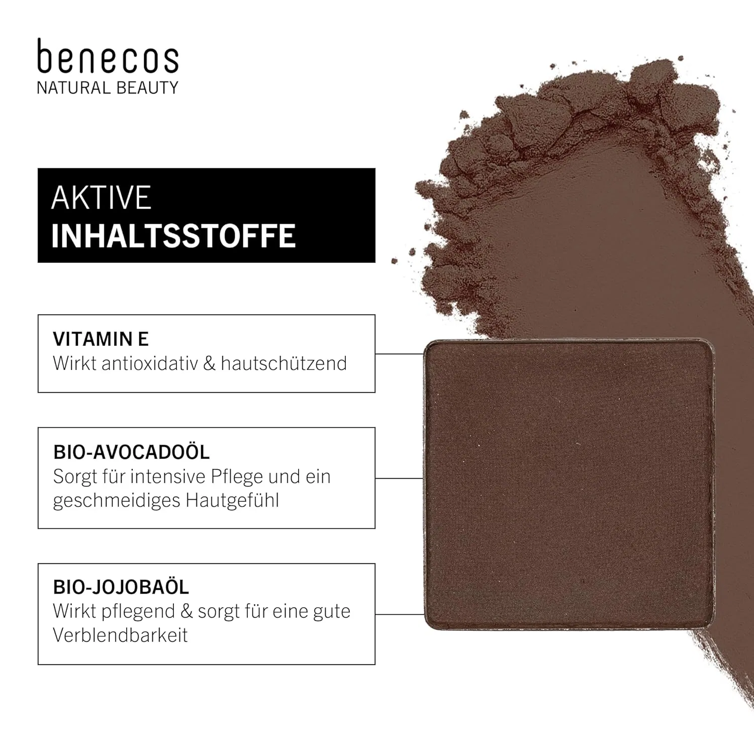 Сменный блок теней для век «Very Woody» от Benecos Beauty ID Benecos, Brown — фото 3