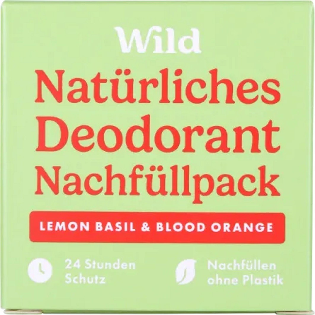 

Дезодорант lemon basil & blood orange nachfüller Wild, вес 40 гр.
