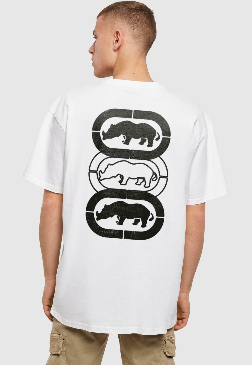 

Футболка с принтом ecko unltd., белый