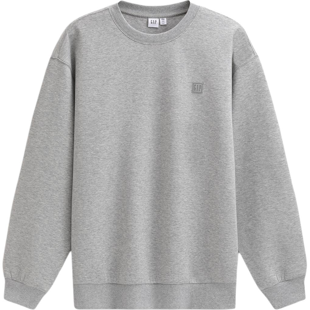 Свитшоты Unisex Crew Neck Moderate Others GAP, светло серый — фото 3