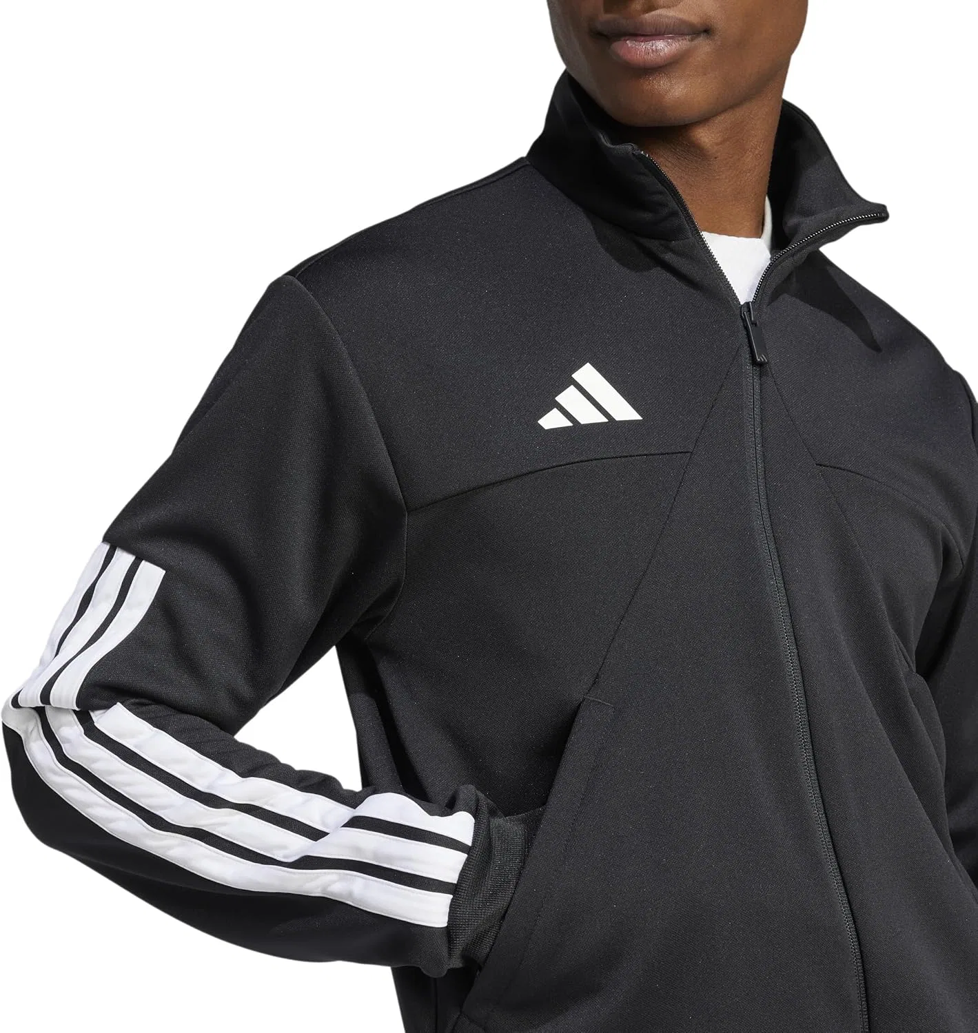 Толстовка Adidas Tiro Wordmark, черно-белый — фото 3