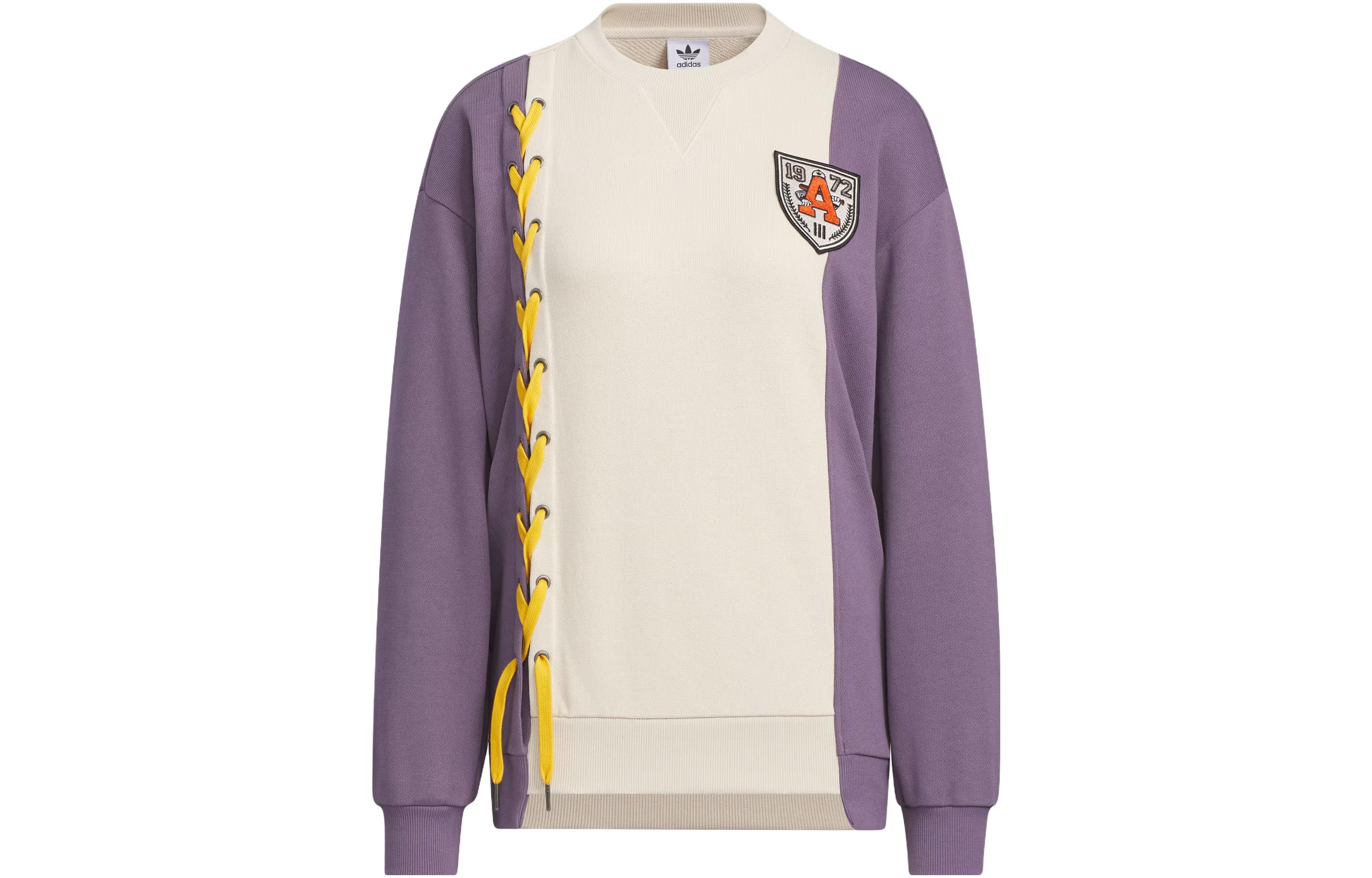 

Классический свитшот с круглой горловиной для женщин Светлый айвори Adidas Originals