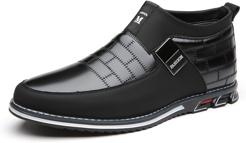 

Мужские ботинки до щиколотки большого размера Retro Britain Sfwarmart, черный