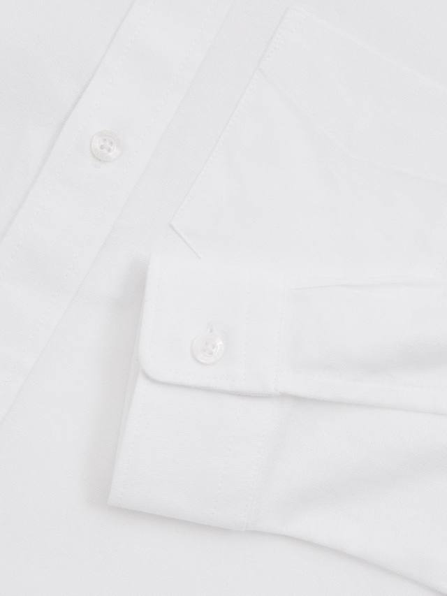 Детская рубашка Greenwich из хлопкового оксфорда Reiss, White — фото 4
