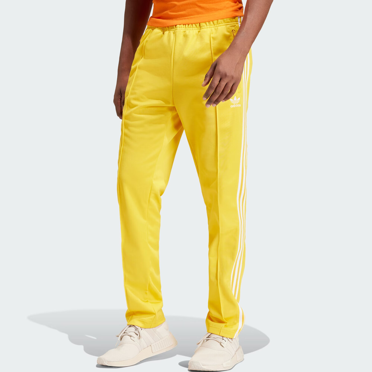 Adicolor трикотажные спортивные штаны мужские солнечно-желтые Adidas Originals, желтый — фото 2