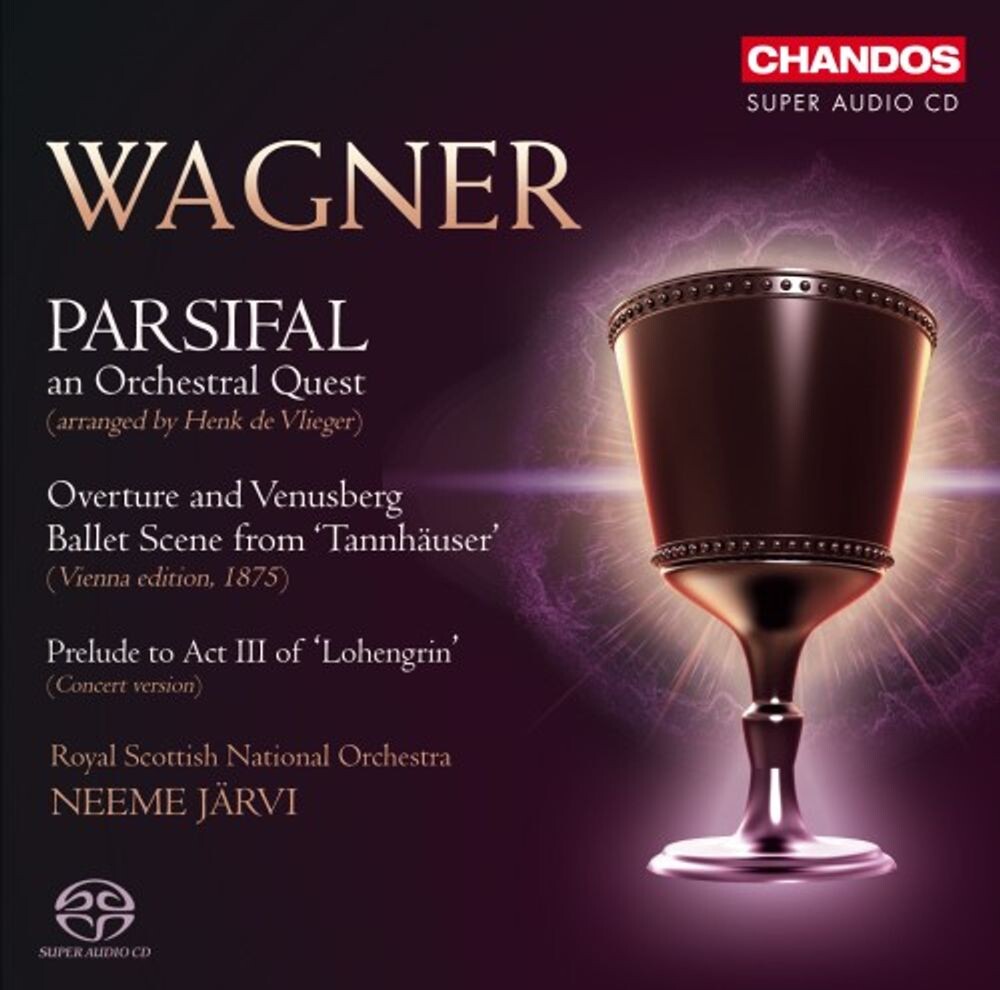 

Диск CD Wagner: Parsifal- an Orchestral Quest / Overture & Venusberg Ballet Scene from 'Tannhauser' [SACD] - Richard Wagner, Royal Scottish National Orchestra, Neeme Järvi