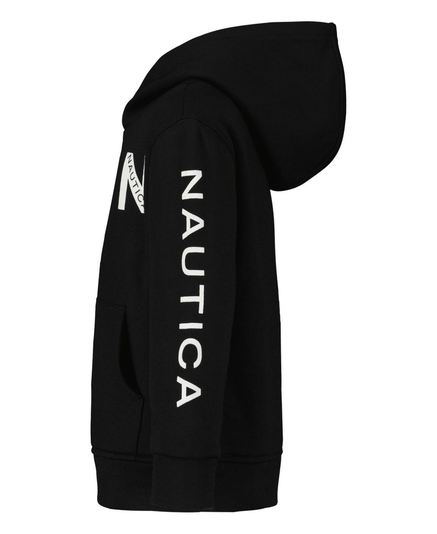 Детская толстовка с длинным рукавом и капюшоном (8-20 лет) Nautica, Black — фото 3