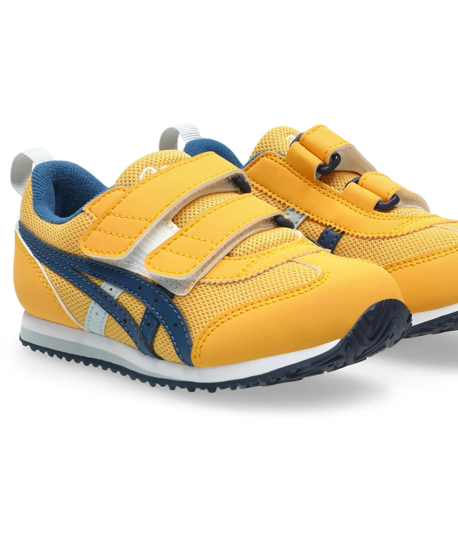 Детские кроссовки с антибактериальной стелькой ASICS IDAHO MINI 5 оранжевые — фото 3