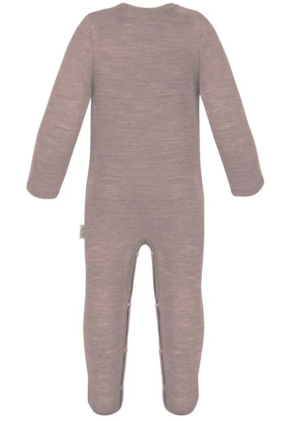 Боди strampler mit füßen, schlafanzug einteiler aus merinowolle, комбинезон для сна Normani Outdoor Sports, Rosa — фото 2