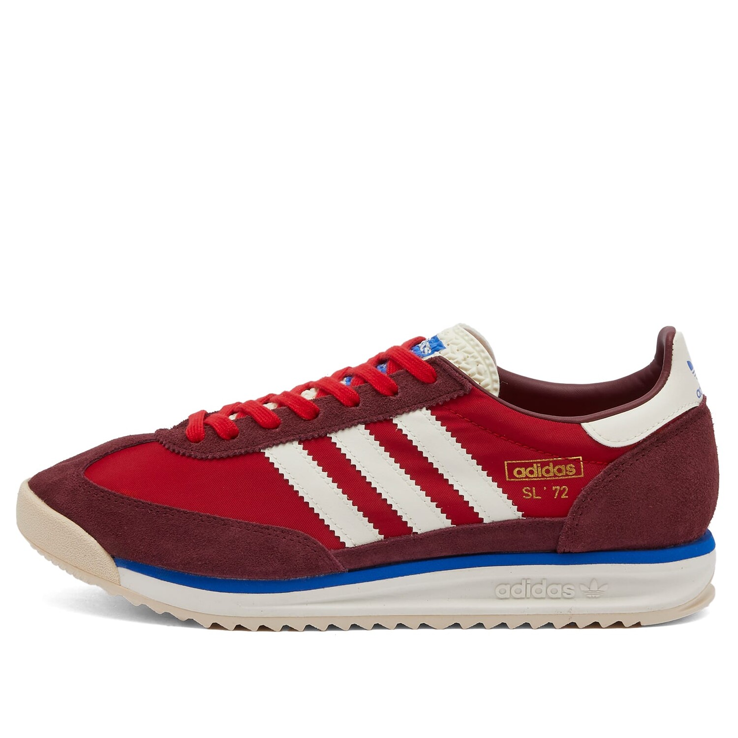 

Кроссовки Adidas Sl 72 Rs, цвет Shadow Red, Off White & Blue