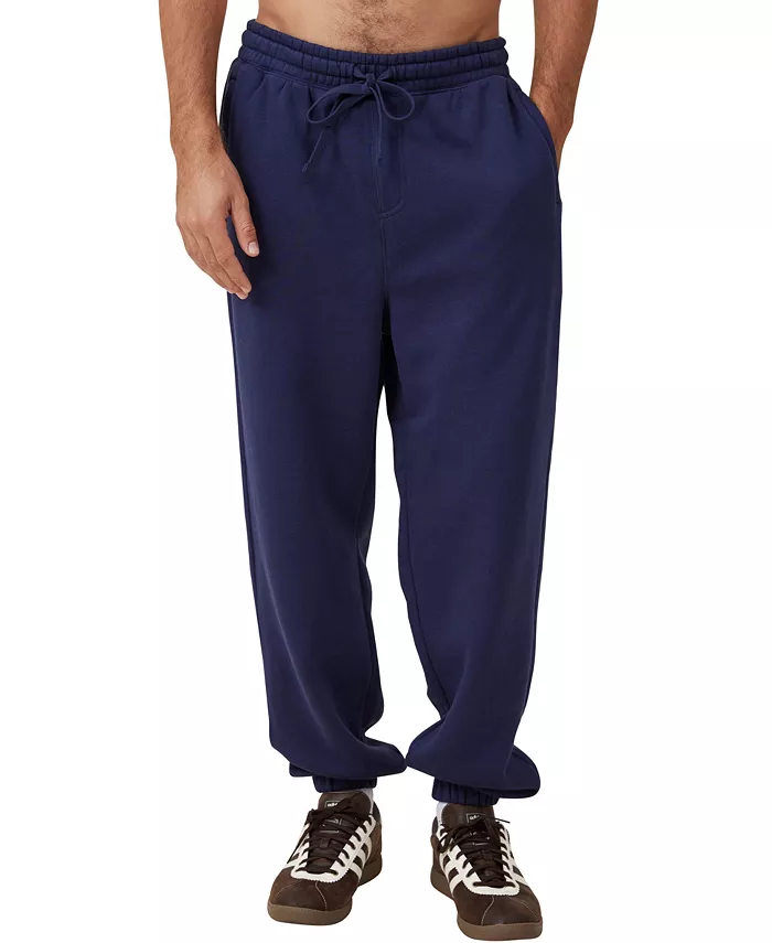 

Мужские мешковатые спортивные брюки с манжетами COTTON ON, синий