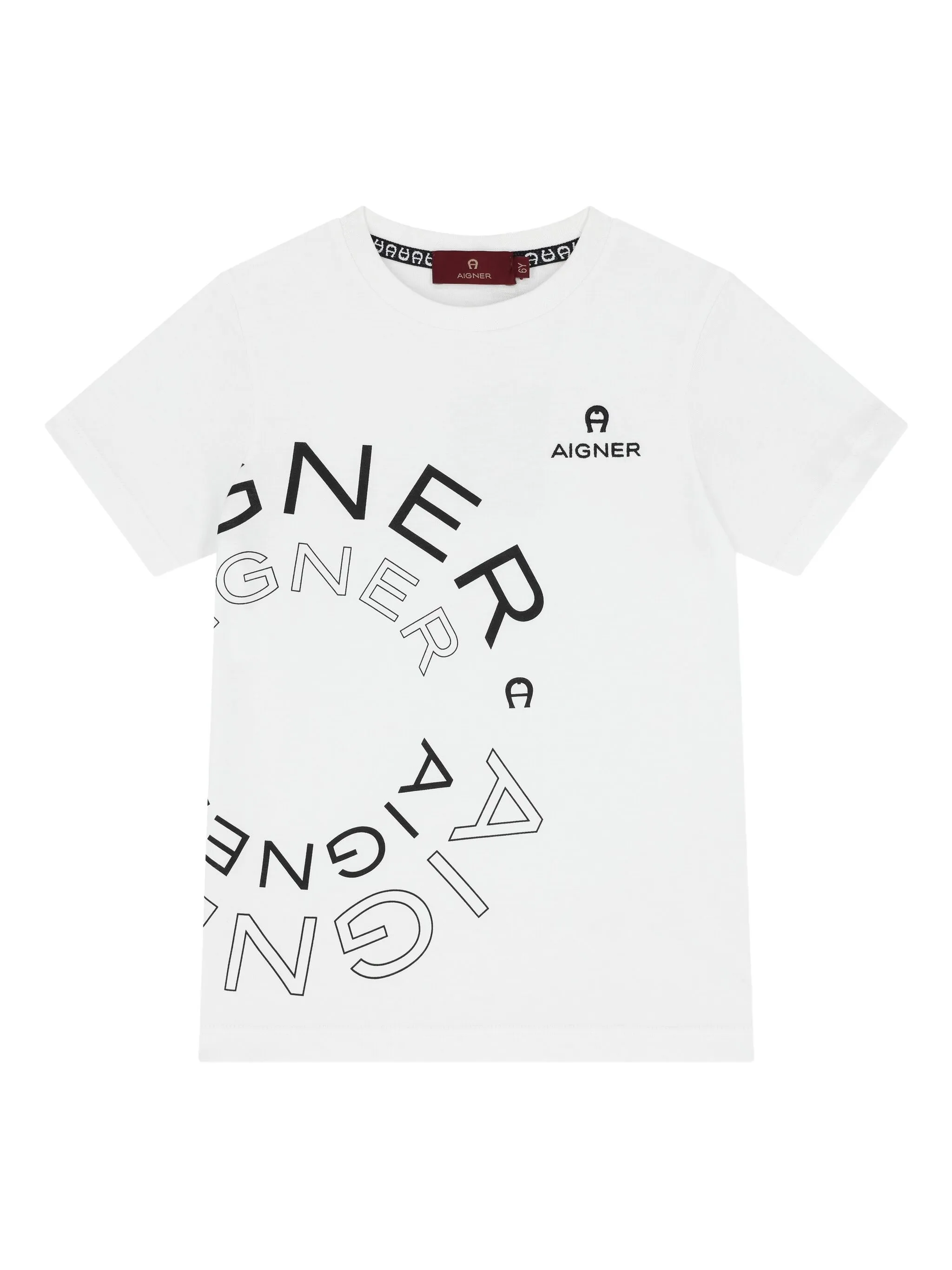 

Футболка с логотипом Aigner Kids, белый