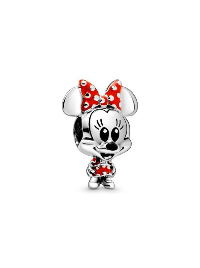 

Шарм Pandora Disney Minnie Mouse Dotted Dress & Bow Charm, стерлинговое серебро