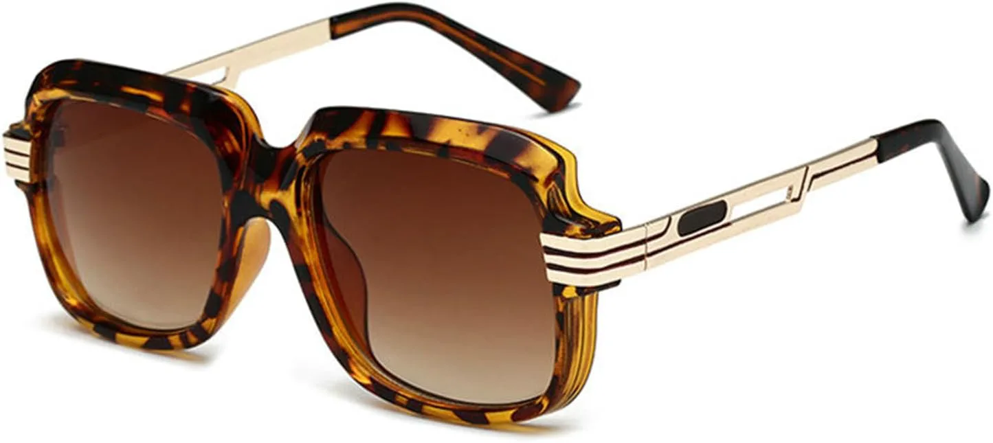 

Willochra Модные солнцезащитные очки класса люкс квадратной формы для женщин и мужчин, ретро-очки с двойной перемычкой, очки-пилот, модные солнцезащитные очки, C4