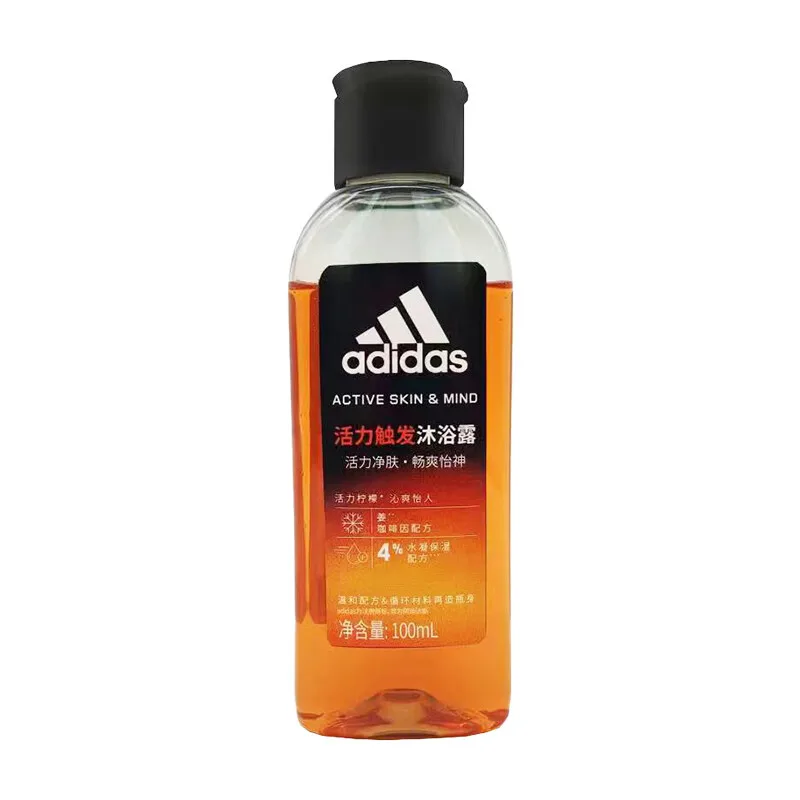 Мужской антиперспирант-ролл с гелем для душа, успокаивающий кожу Adidas, Men's Multi-Effect Antiperspirant 50ml+Active Shower Gel 100ml — фото 3