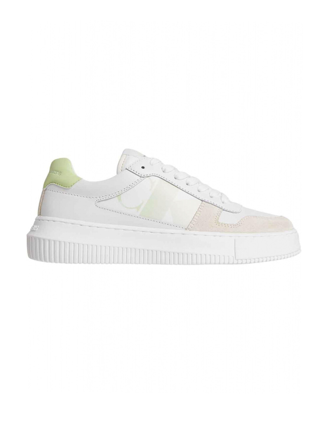 Кроссовки chunky cupsole donna Calvin Klein, белый