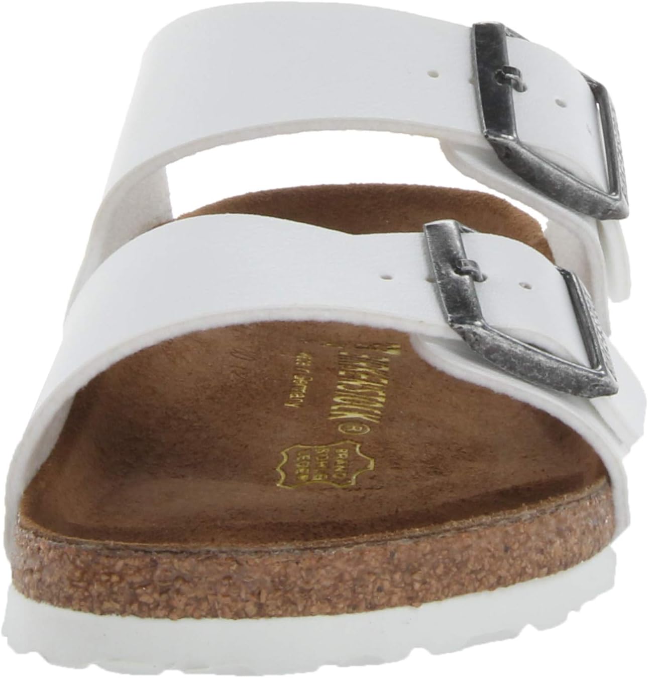 Шлепанцы Birkenstock Arizona унисекс для взрослых, белый — фото 2