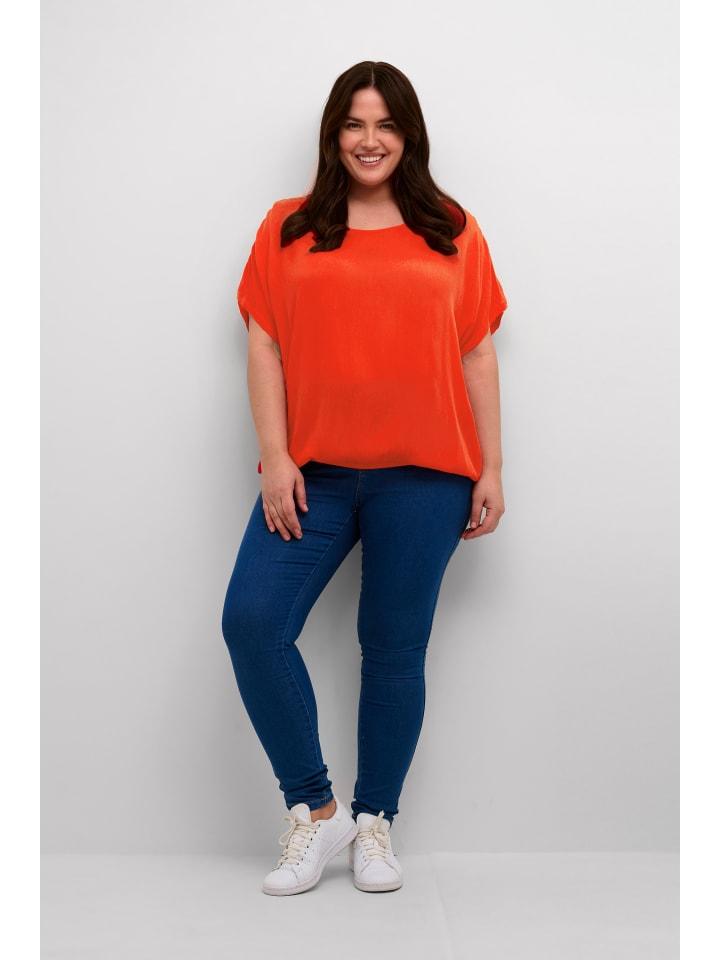 

Блузка KAFFE curve, цвет fiery red