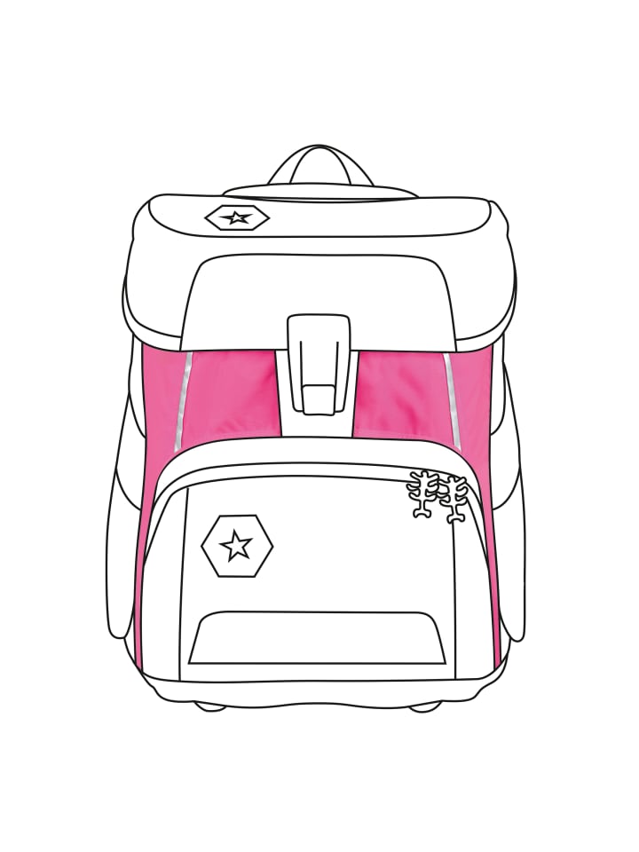 

Step by Step Аксессуар для школьного рюкзака: неоновый пуловер розового цвета