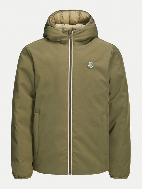 

Пуховик стандартного кроя Jack&Jones Junior, зеленый
