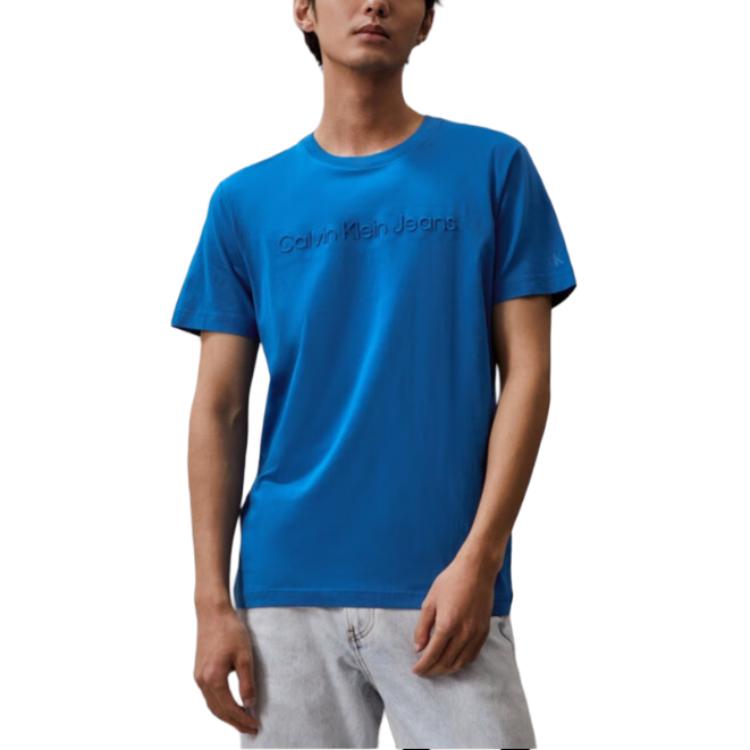 

Футболка CALVIN KLEIN Unisex павлиний синий