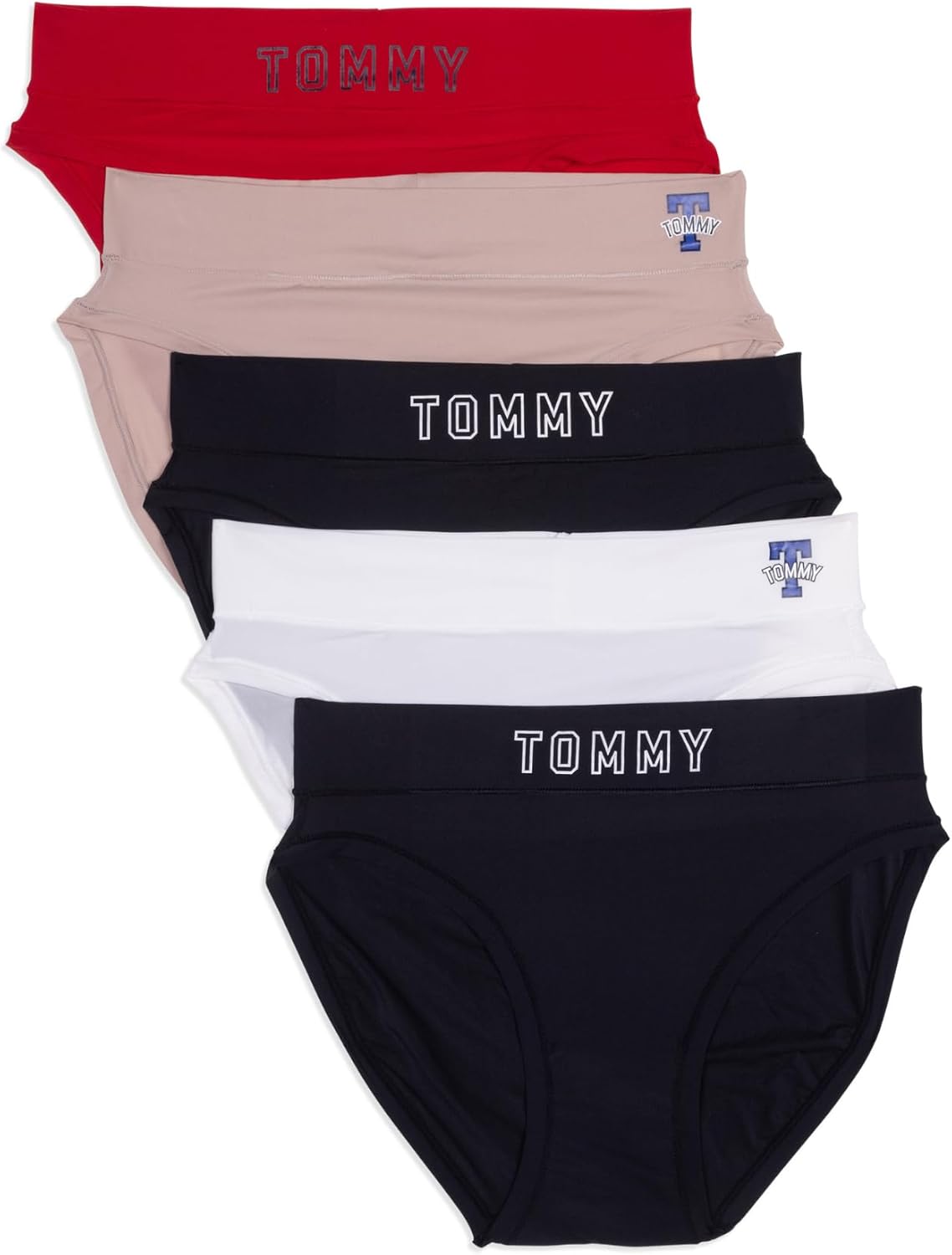 

Комплект из 5 женских трусиков-бикини Tommy Hilfiger, Bbd/Bw/Mc/Bb/Bk
