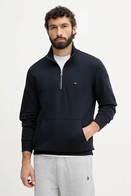 Худи мужское с замком Tommy Hilfiger, синий