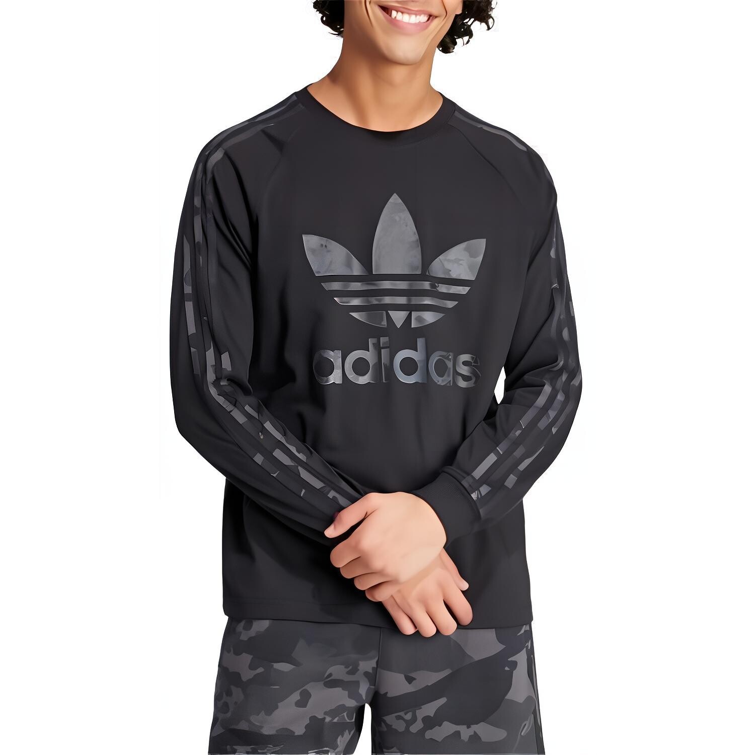 

Футболка мужская черная Adidas Originals, черный