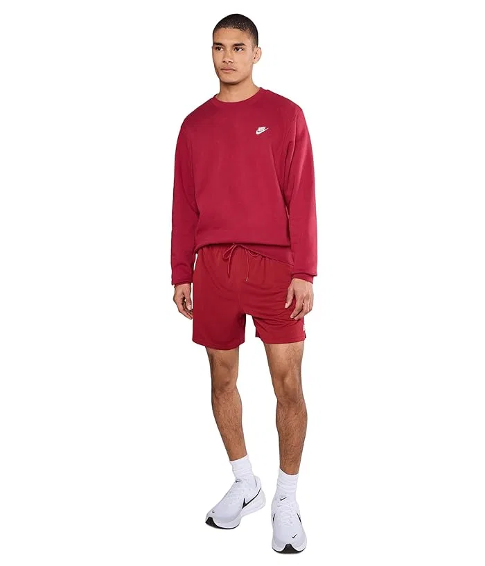 Шорты из сетки Club Mesh Flow Nike, Team Crimson/White — фото 2