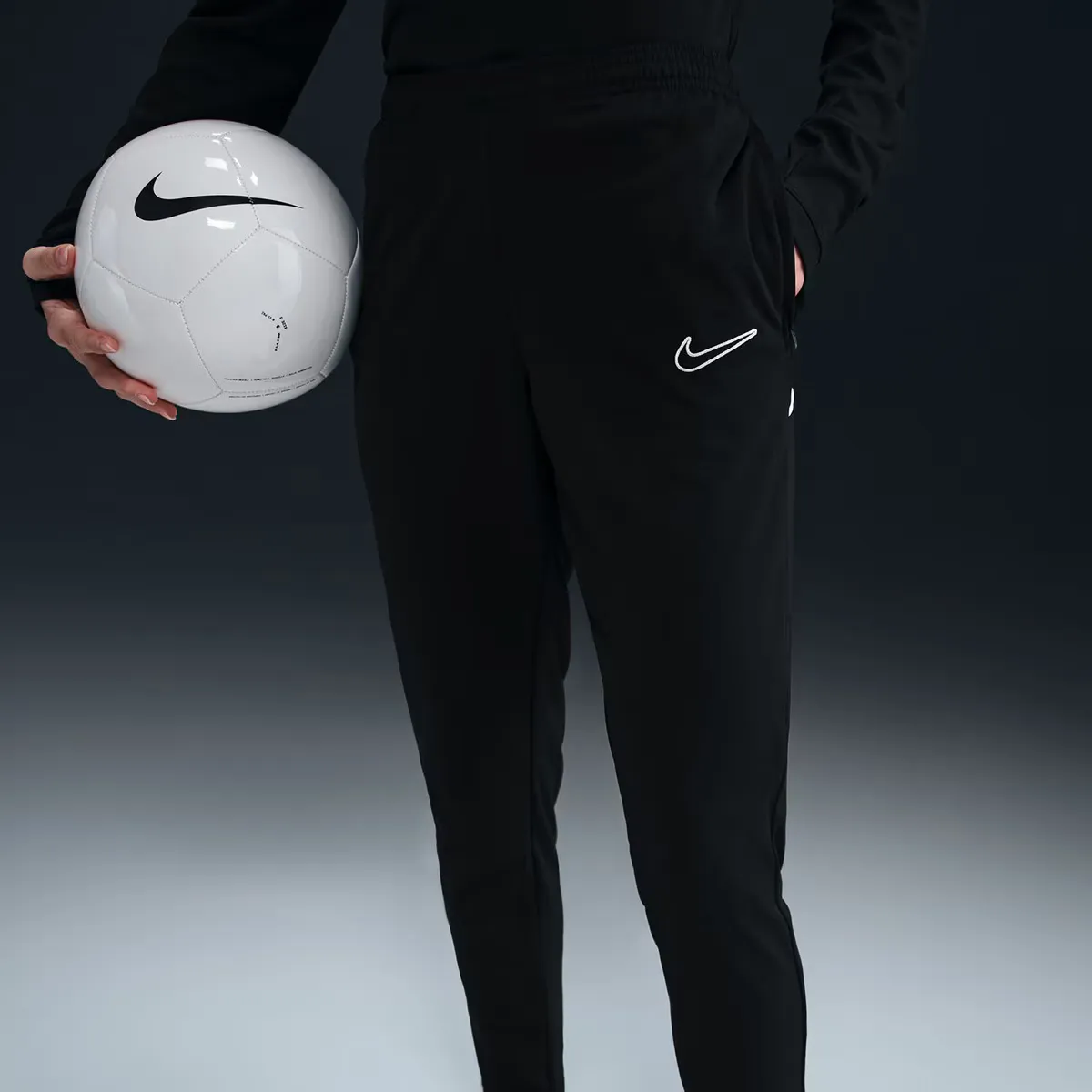 Женские брюки Nike Dri-FIT Academy 25, черный — фото 4