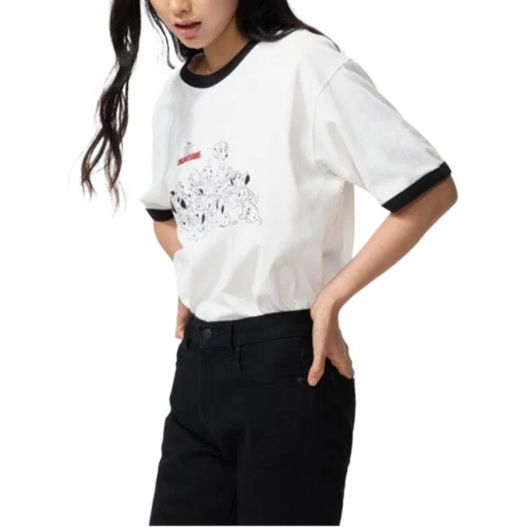Футболка x DISHINI, LIANMINGKUAN SS26 унисекс UNIQLO, White — фото 3