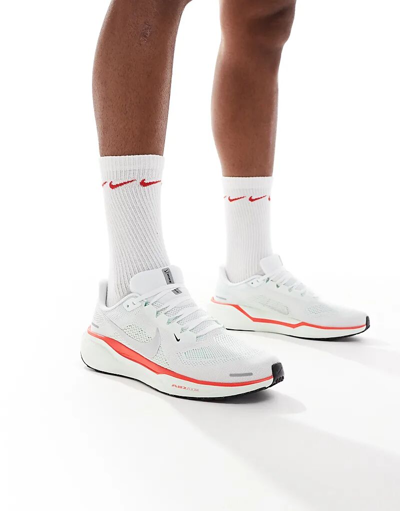

Кроссовки Nike Running Air Zoom Pegasus 41 белого и красного цветов
