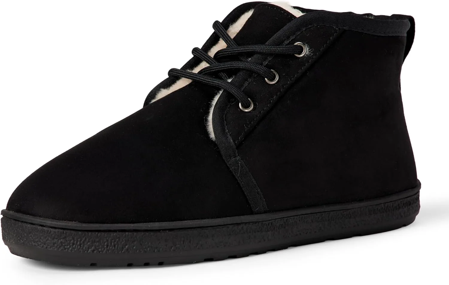 Мужские ботинки Chukka на подкладке из шерпы Amazon Essentials, черный