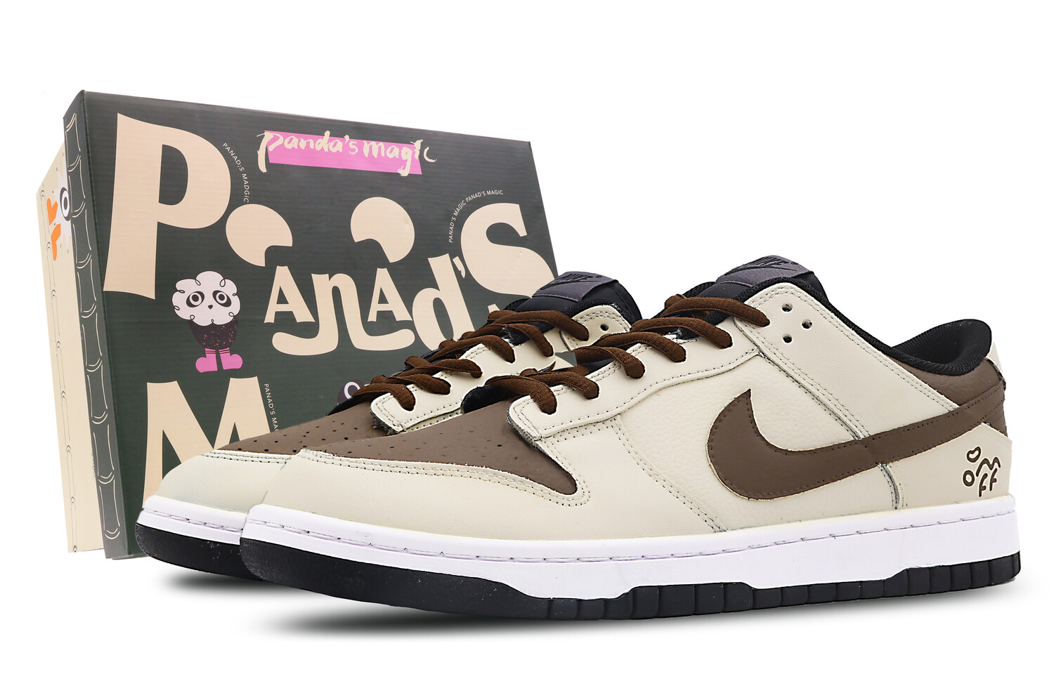 

Мужские кроссовки для скейтбординга Nike Dunk Low, молочный