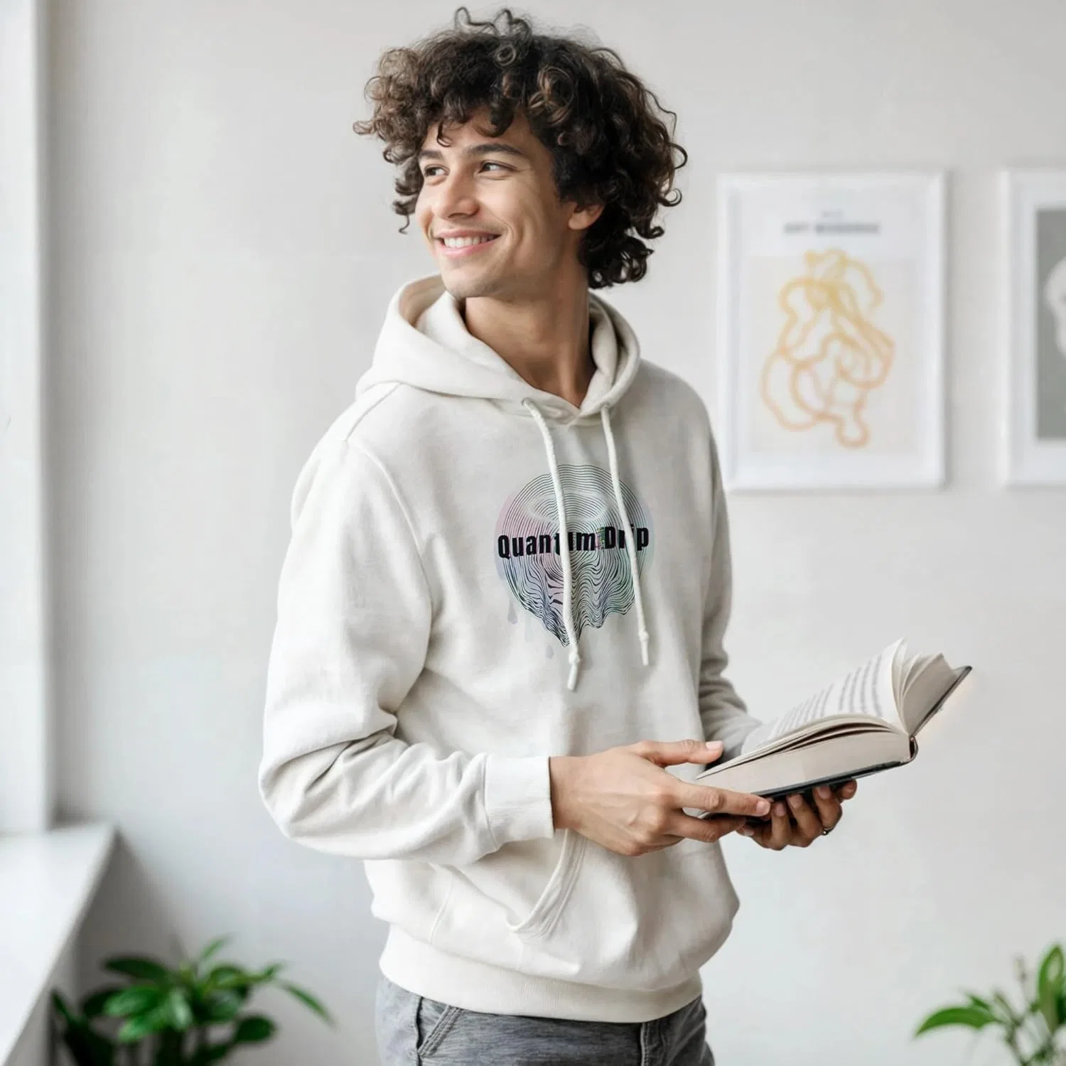 Худи Techcore Streetwear, Emotional Support Pullover, Orchid — фото 4