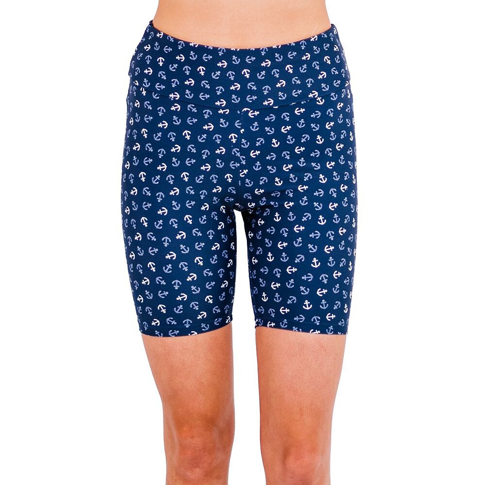 

Шорты для плавания до середины бедра Calypsa LLC, цвет Navy Anchors