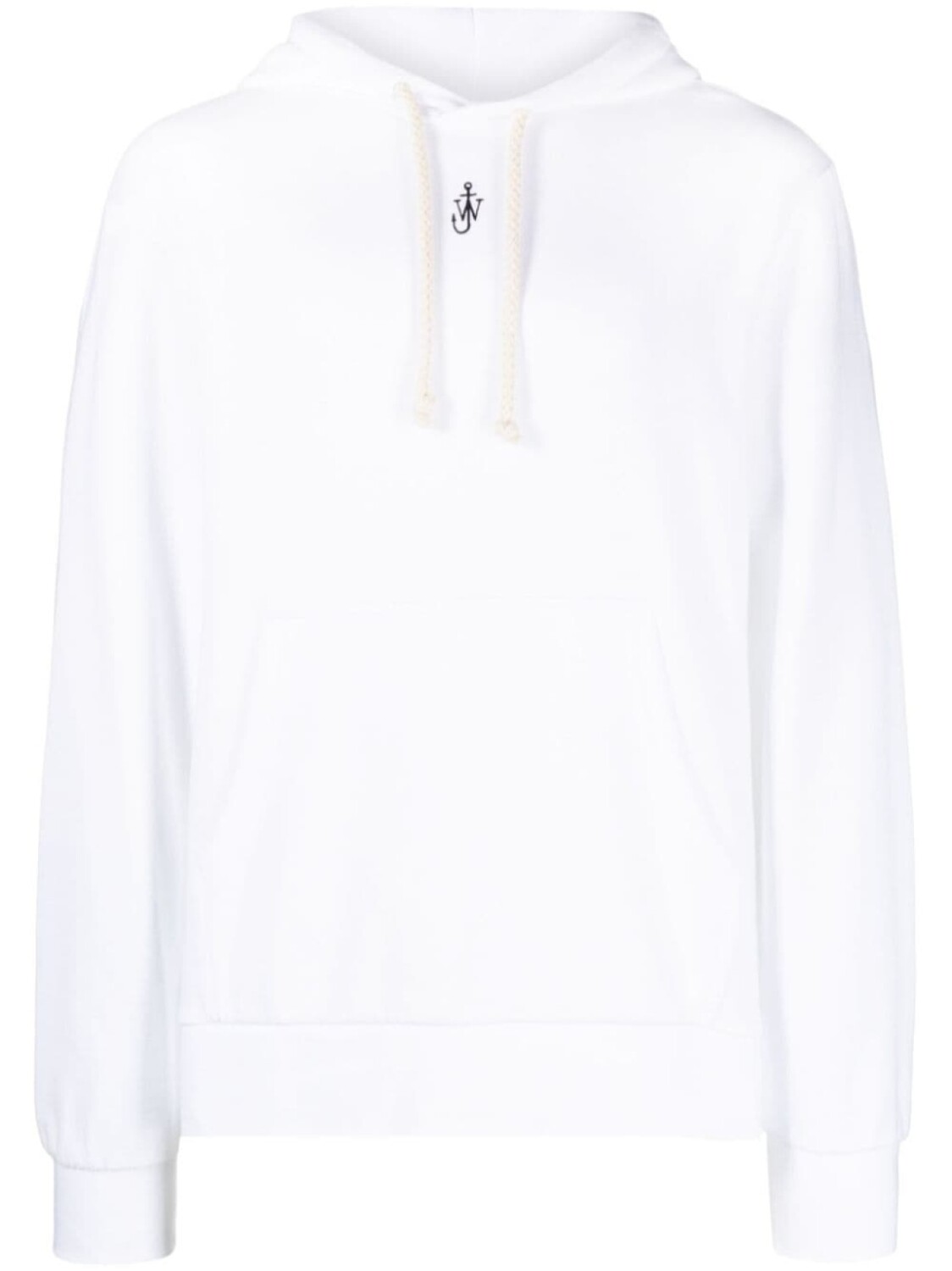 

JW Anderson худи с вышивкой Anchor, белый