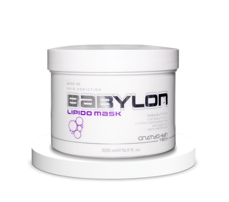 

Gnatyshyn Babylon Lipid Mask, Липидная маска, интенсивно разглаживающая и восстанавливающая волосы, 500 мл Inna marka