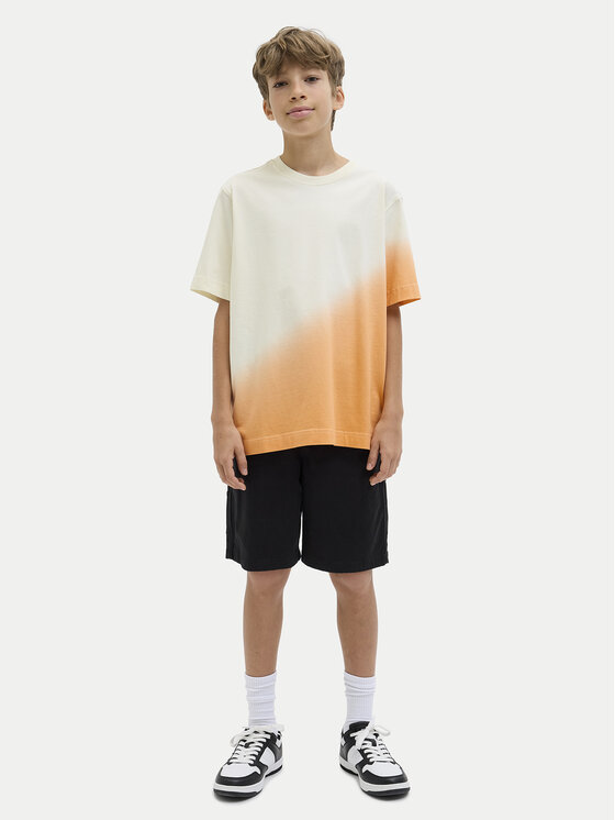 Свободная футболка Interlude 12274719 Jack&Jones Junior, оранжевый — фото 2