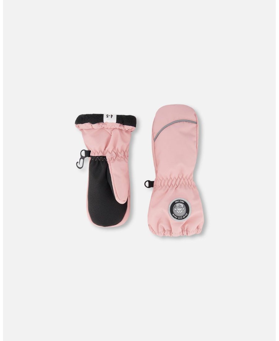

Детские зимние варежки для девочки, пыльно-розовые - Baby Deux par Deux, Dusty pink