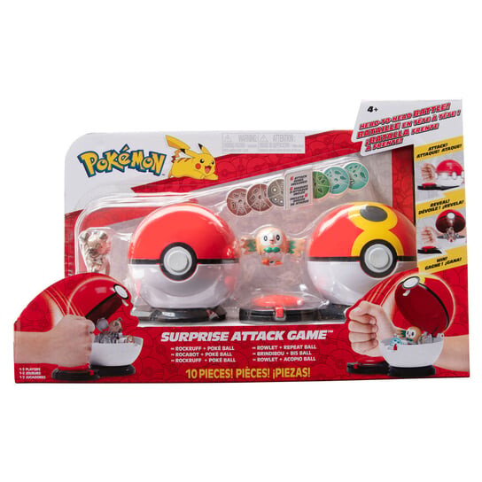 

Игра POKEMON Surprise Attack, Роулет против Роулета. Рокрафф W2, фигурка