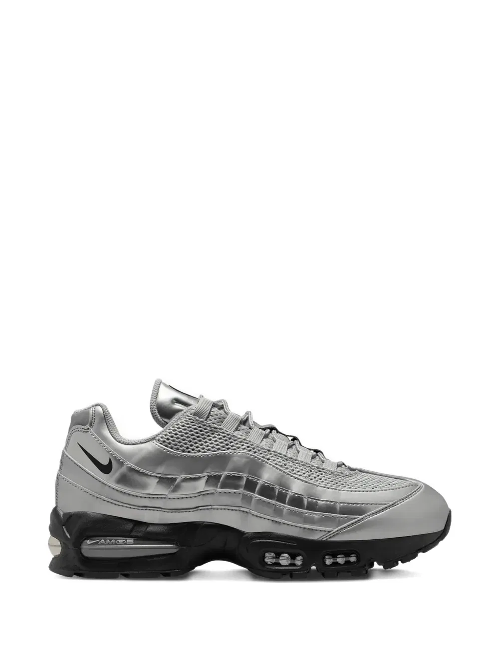 Кроссовки Air Max 95 на шнуровке Nike, серебро