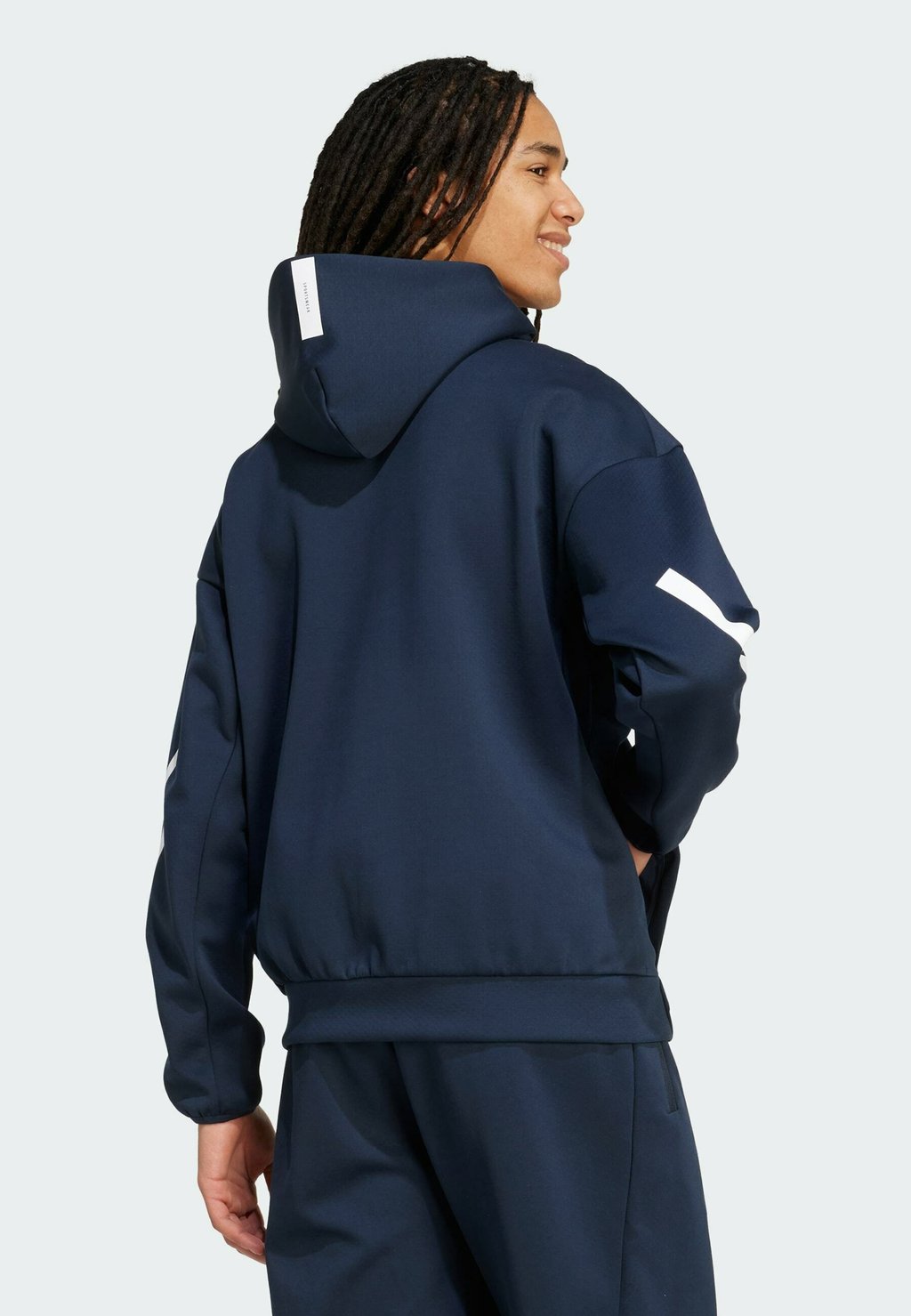 

Толстовка на молнии Adidas Sportswear, темно-синий