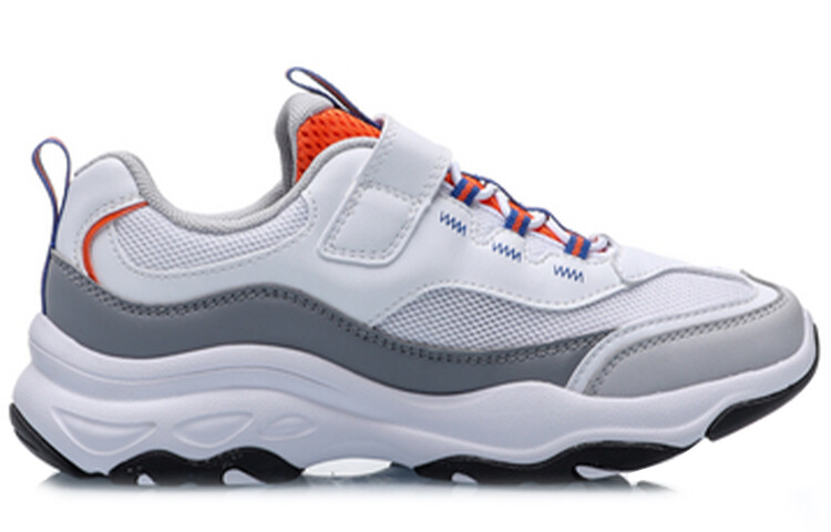 Кроссовки LINING YOUNG Sports Life Collection Kids Lifestyle Shoes GS Low-top White/blue/orange — фото 2