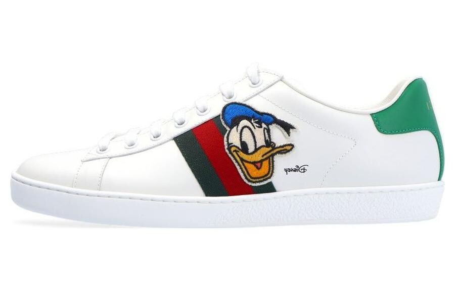 Кроссовки GUCCI X Disney Ace "Donald Duck Patch" Shoes