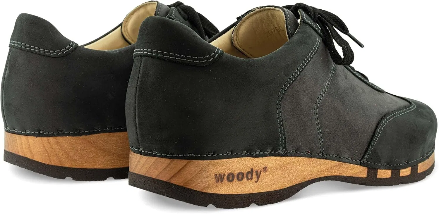 Мужские деревянные туфли Woody Sam, Nero Grigio — фото 3